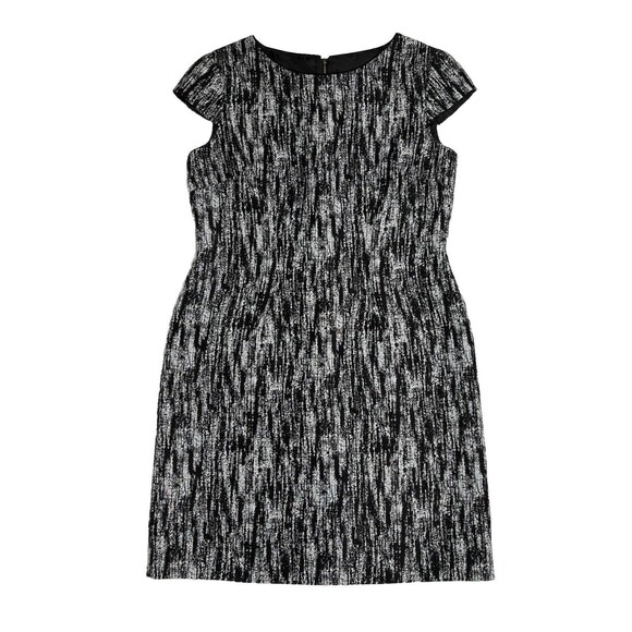 Tahari Dresses & Skirts - Tahari Arthur S. Levine Sheath Dress Women's 12  Black Multicolored Abstract